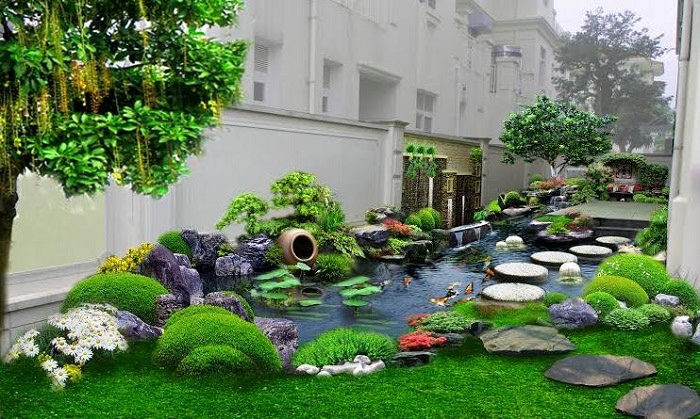 Vị trí thiết kế sân vườn