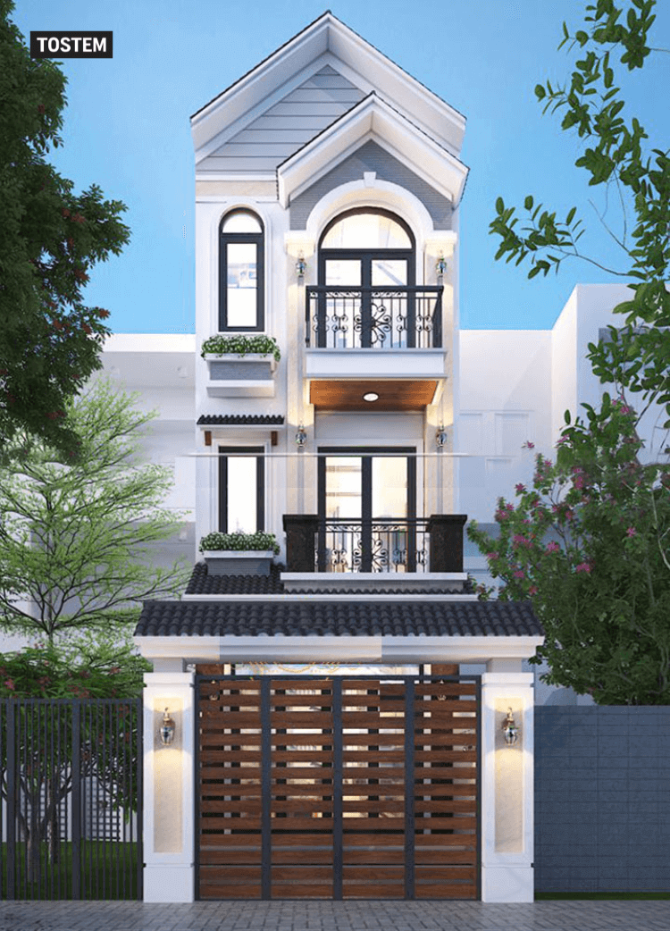 Nhà ống biệt thự 3 tầng