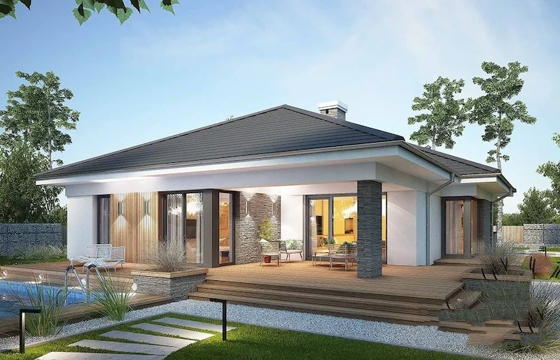 Thiết kế biệt thự 1 tầng