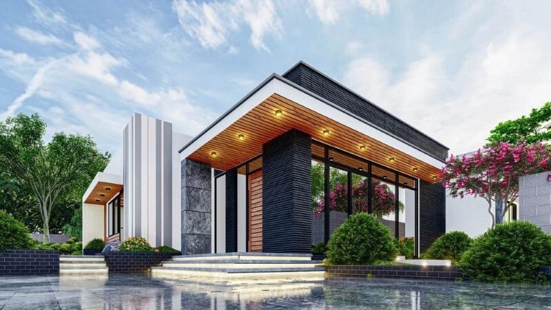 Thiết kế biệt thự 1 tầng
