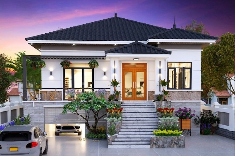 Thiết kế biệt thự 1 tầng