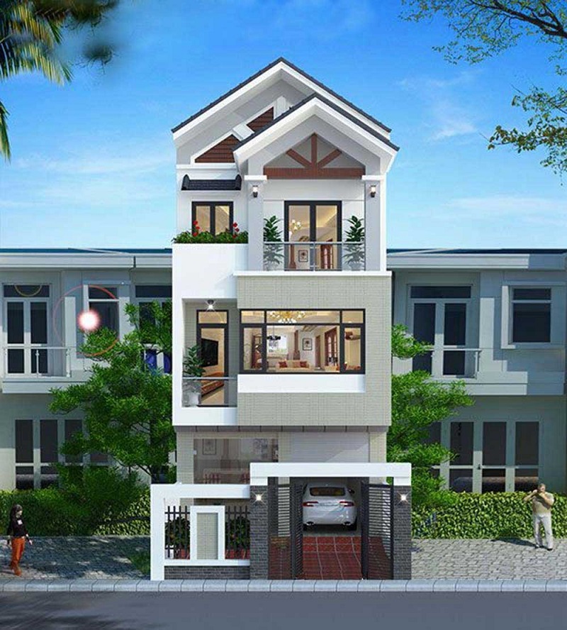 thiết kế nhà ống biệt thự đẹp
