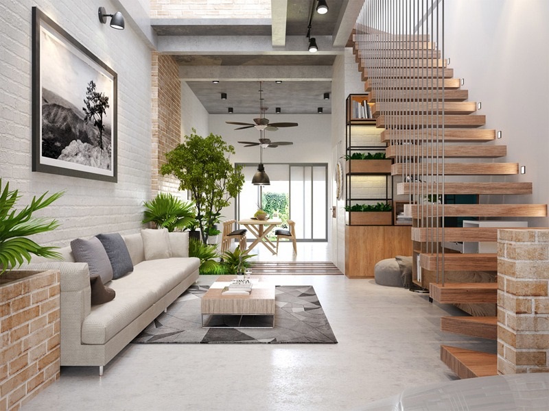 Thiết kế nội thất nhà ống