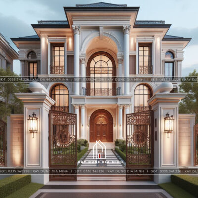 Thiết kế biệt thự 3 tầng