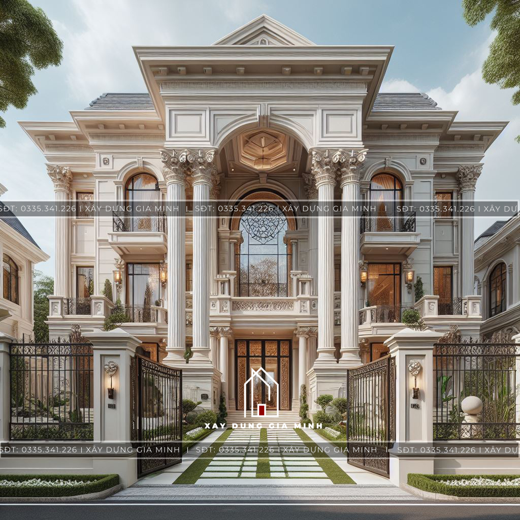 Thiết kế biệt thự 3 tầng