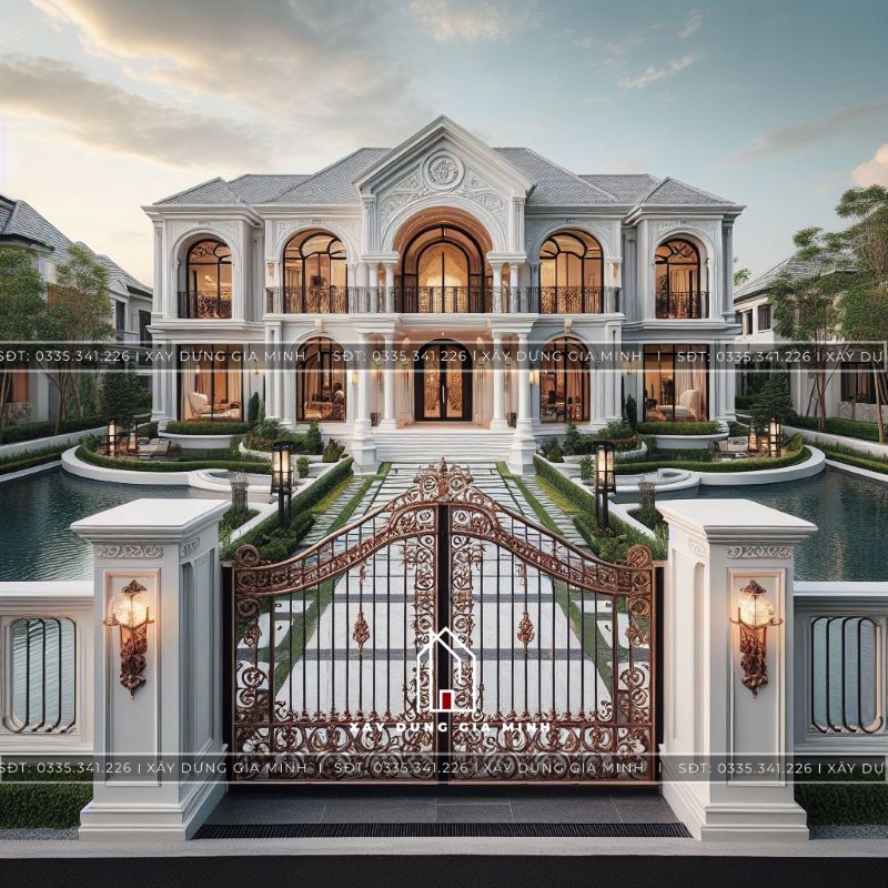 Thiết kế biệt thự sân vườn