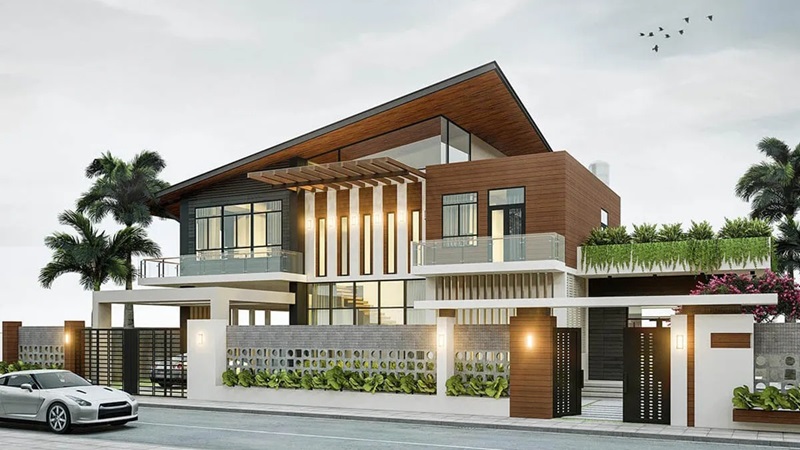 biệt thự 4 tầng