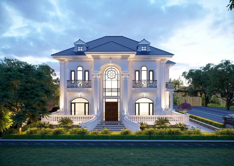 biệt thự 4 tầng