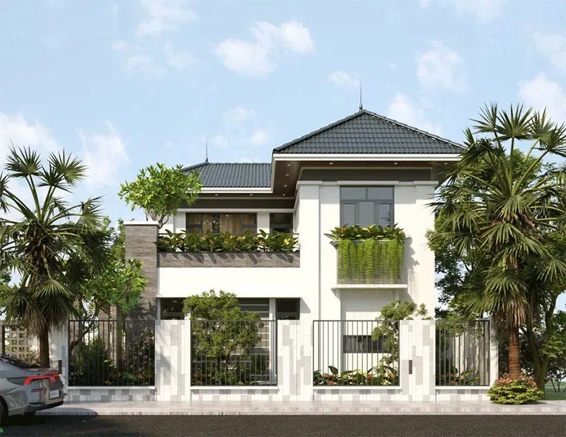 biệt thự 4 tầng