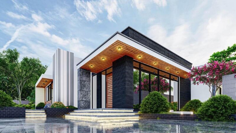 Thiết kế biệt thự 1 tầng