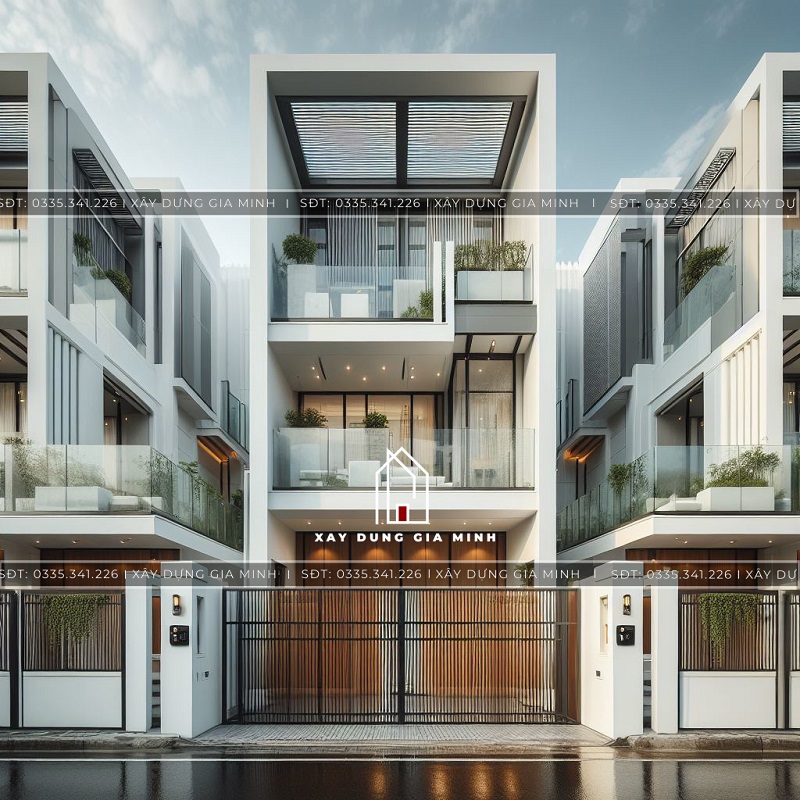 nhà phố hiện đại
