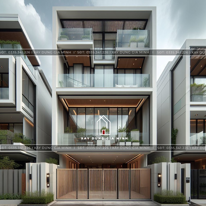 nhà phố hiện đại