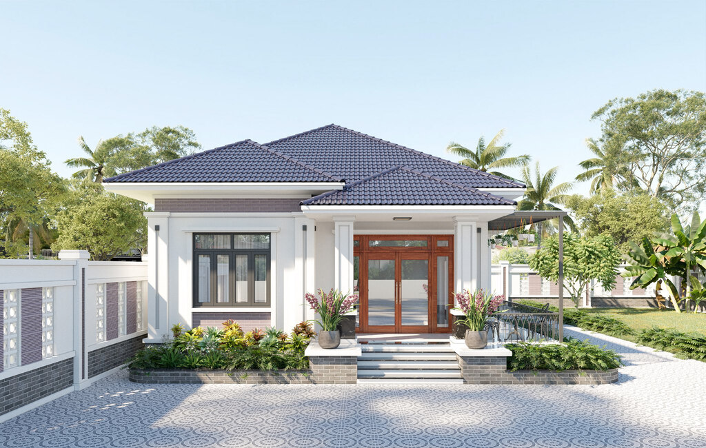 Thiết kế biệt thự 1 tầng