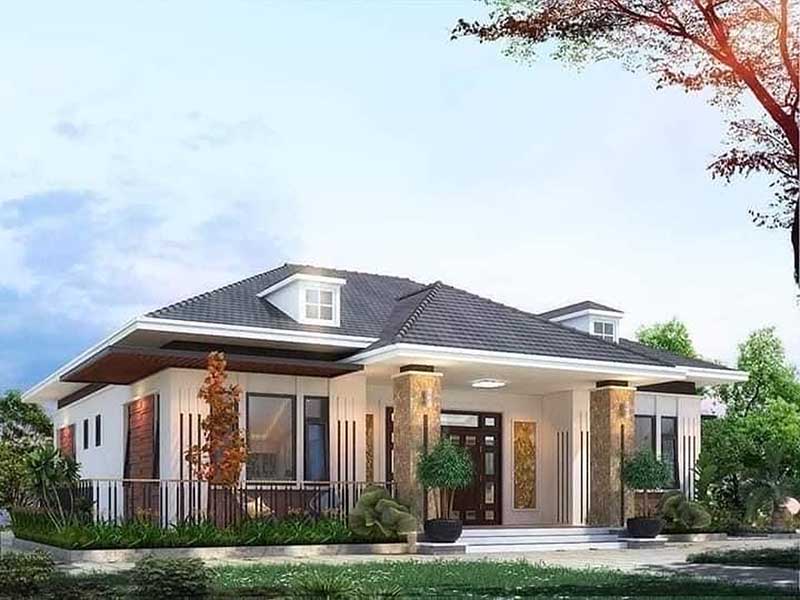 Thiết kế biệt thự 1 tầng
