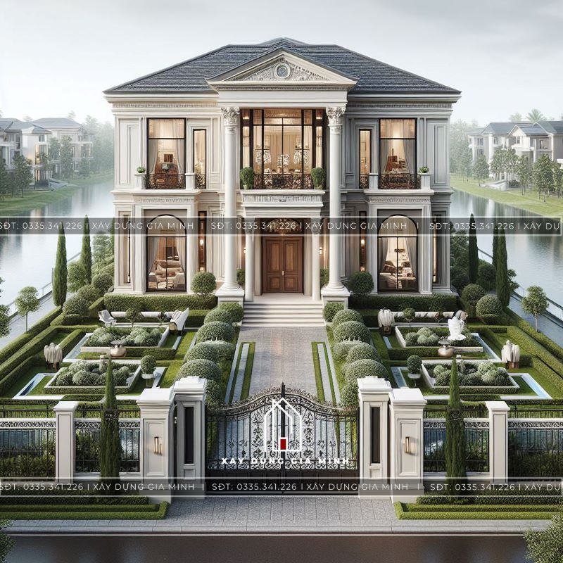 thiết kế biệt thự lâu đài